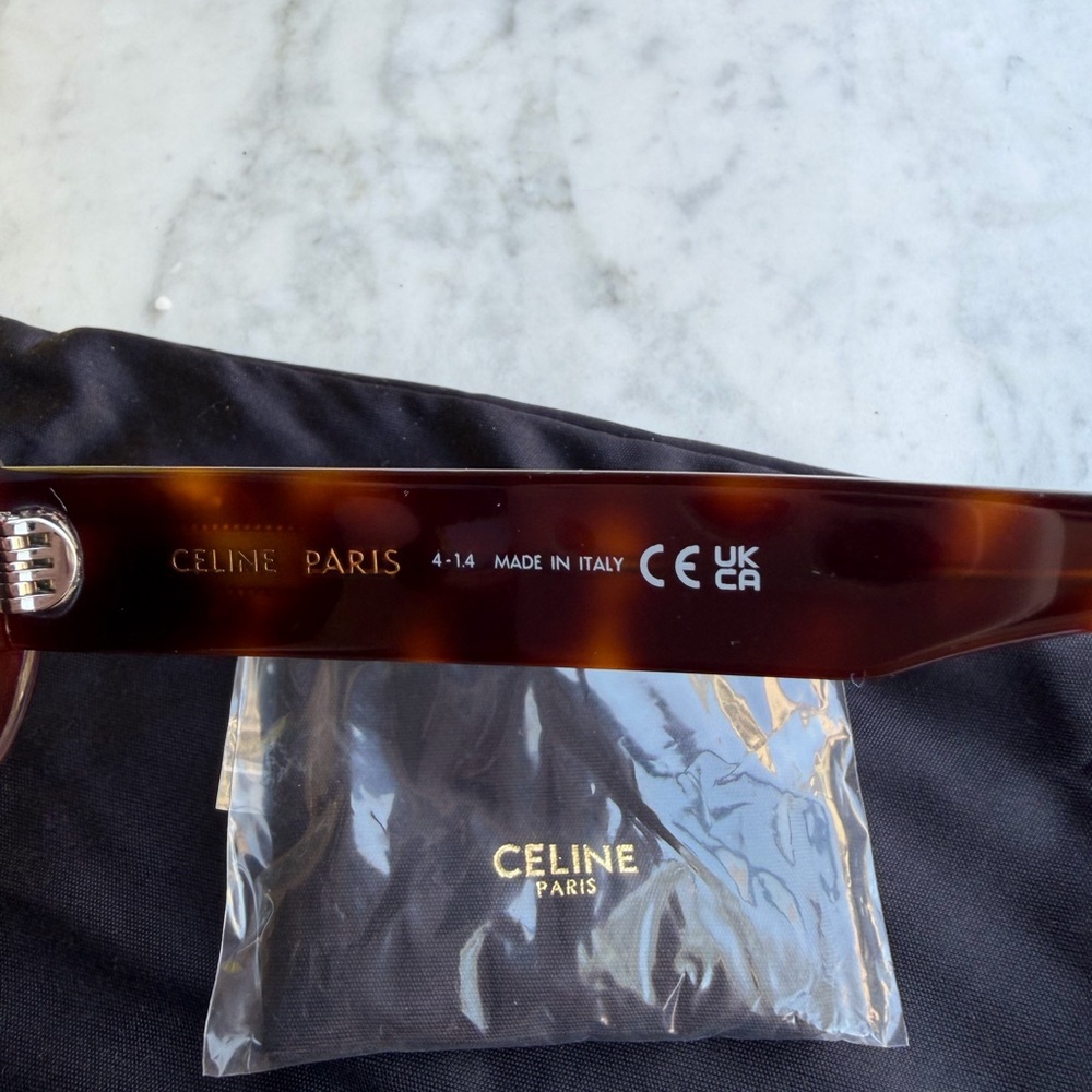 NWOT CELINE Triomphe 52MM Oval Sunglasses - Picture 5 of 7